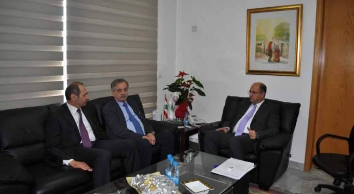وزير الزراعة استقبل رئيس اللجنة الزراعية في غرفة التجارة والصناعة