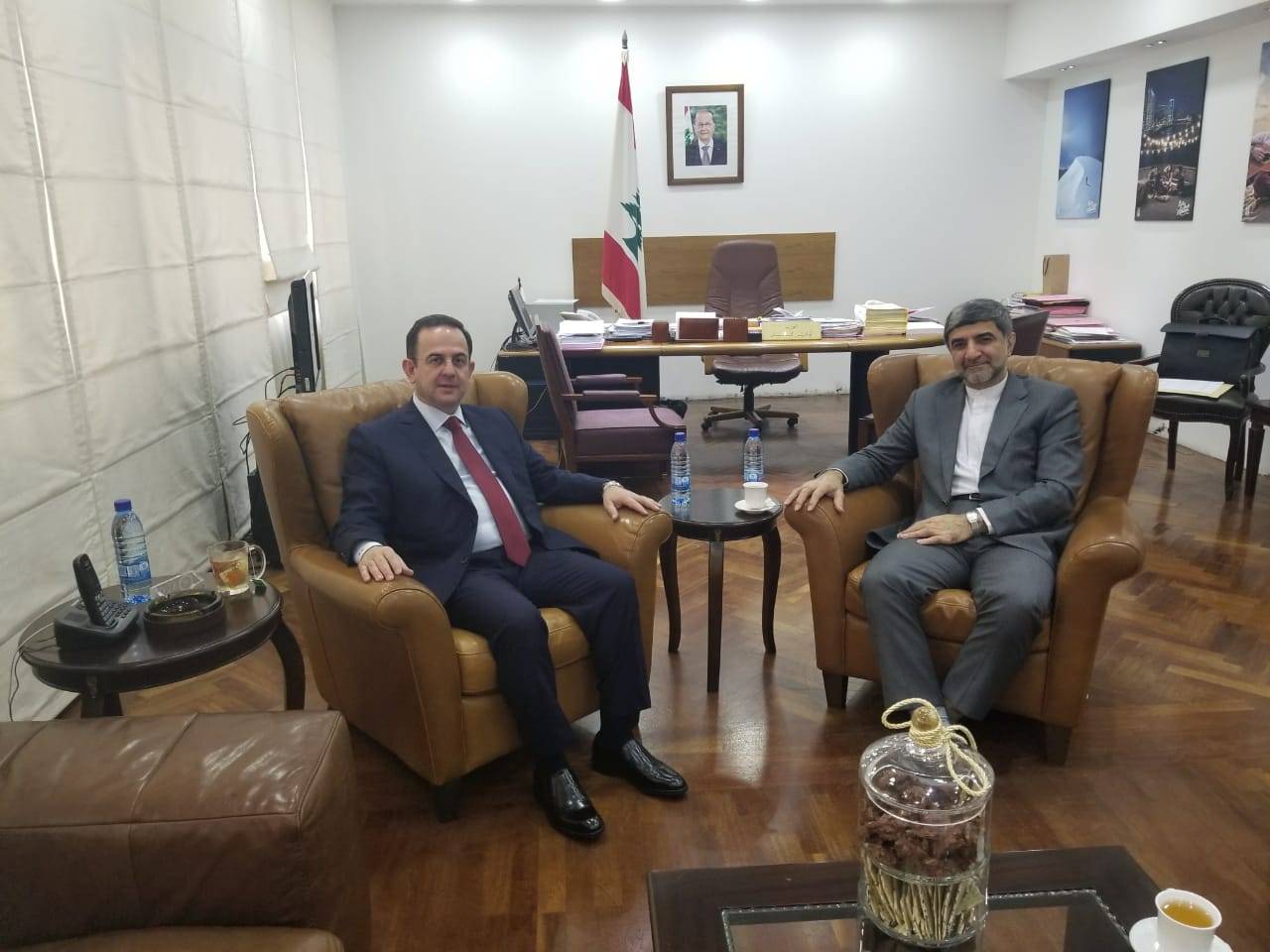 كيدانيان استقبل سفير ايران: موسم الصيف سيكون عامرا بالسياح