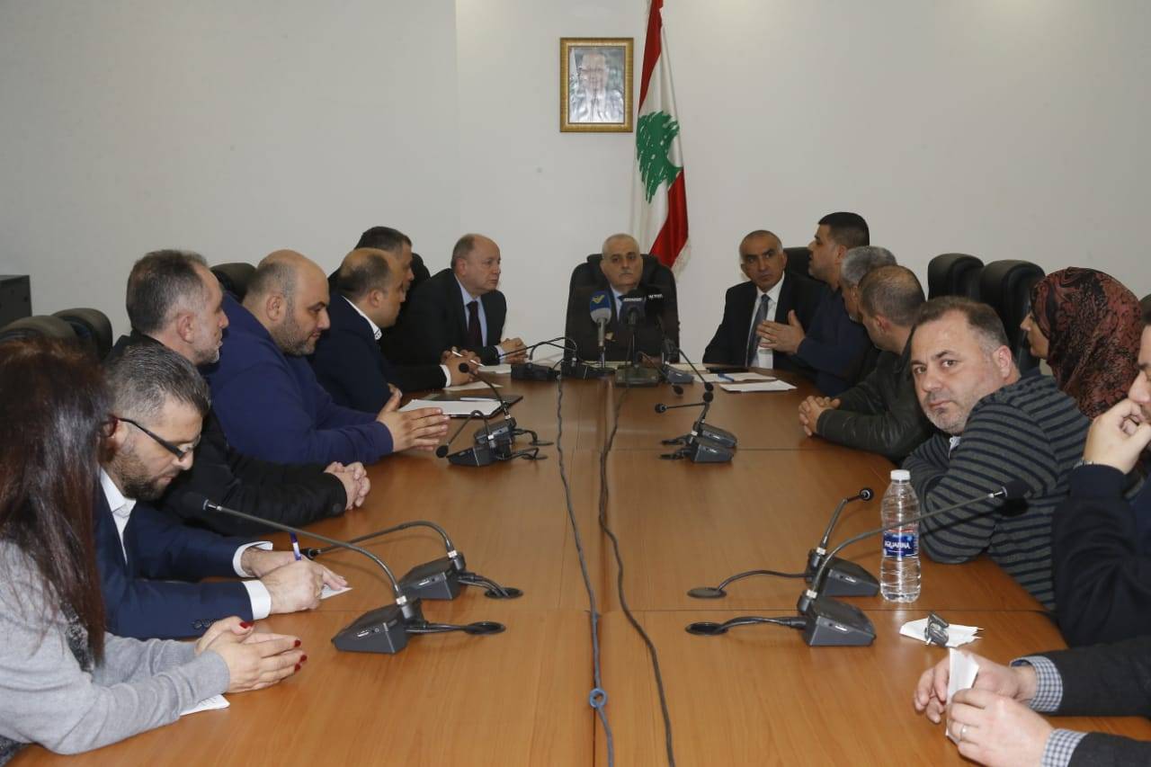 جبق أكد لموظفي المستشفيات الحكومية على خطة لتغيير مجالس ادارة لا تقوم بدورها: من حق الموظفين الحصول على أموالهم المتراكمة والمسألة ستحل