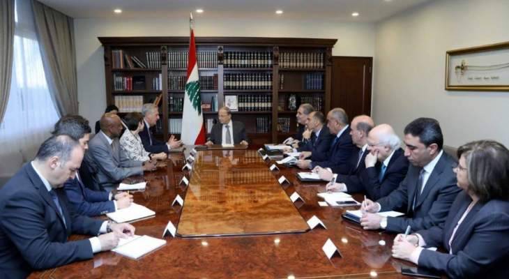 الرئيس عون: لتواكب مفوضية اللاجئين لبنان في تسهيل عودة النازحين وتسريعها