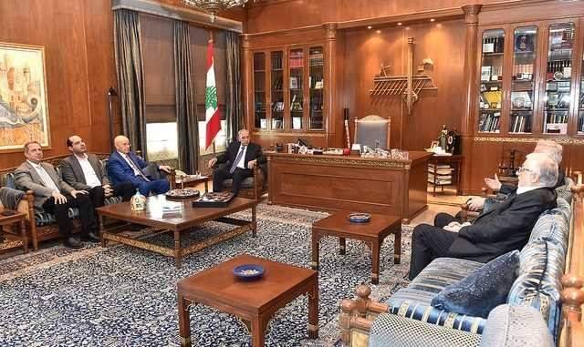بري يستقبل اللقاء التشاوري ويعرض مع وزير العدل عمل القضاء والتشدد بمكافحة الفساد