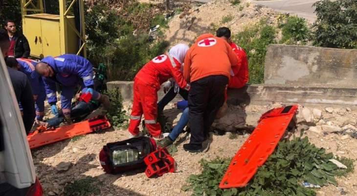 اصابة شخصين في حادث سير في تول النبطية