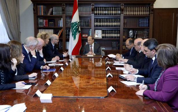 وفد برلماني فرنسي زار بعبدا والسراي وبكركي

عون: لتساعدنا فرنسا وأوروبا على إعادة النازحين

رويّار: نؤكد وقوفنا بجانب لبنان ودعمه في كافة المجالات