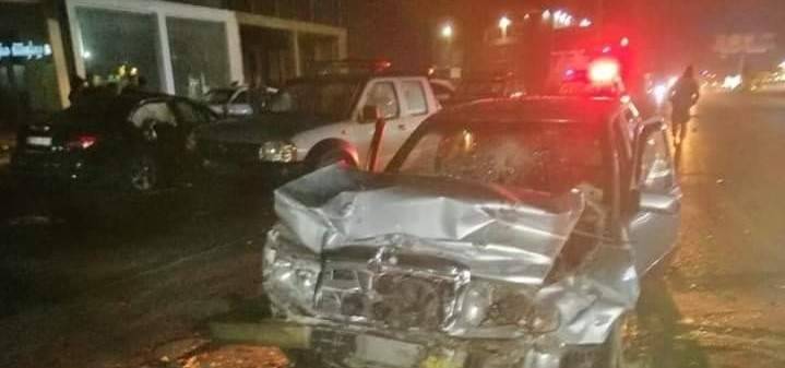 سقوط 3 جرحى بحادث سير على طريق عام صور الحوش