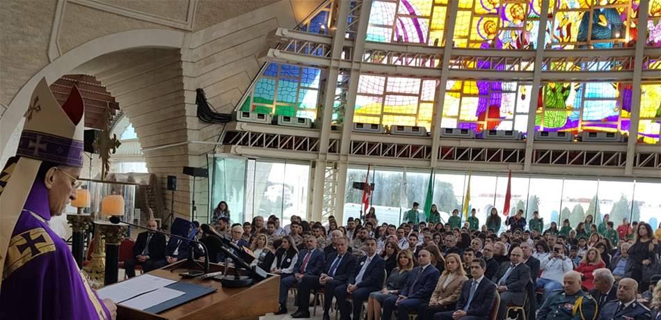 الراعي يستنكر مجزرة نيوزيلندا وينوه بإنجازات مديرية الجمارك
