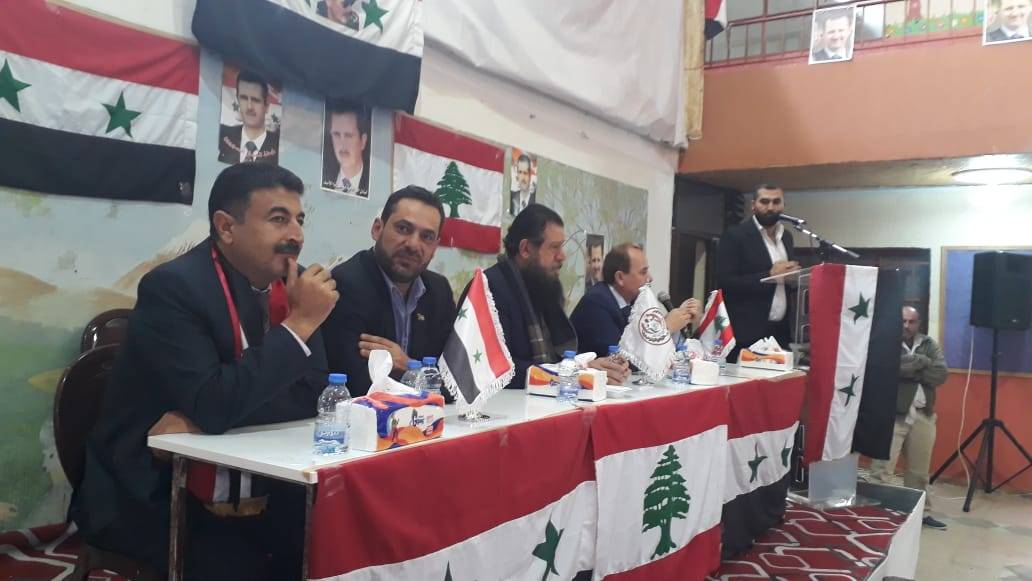 لقاء في الزرارية للنازحين مع رابطة العمال السوريين وتاكيد على العودة الى سوريا والمساهمة في اعادة الاعمار