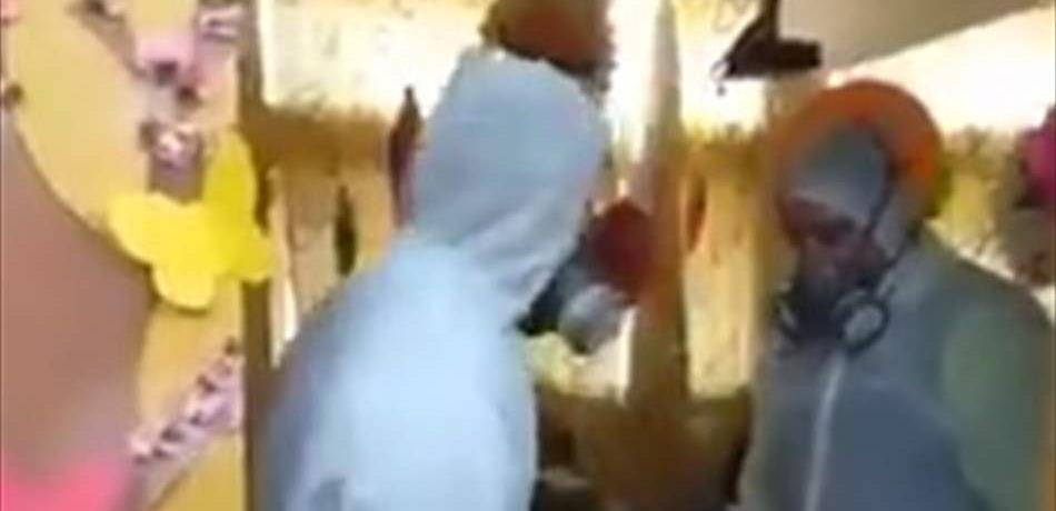 بعد وفاة مارفن.. فيديو يُظهر تعقيم الصفوف!