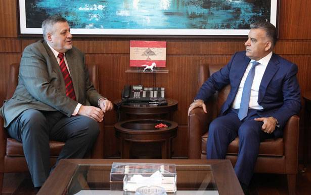 اللواء ابراهيم زار الحريري والتقى كوبيتش