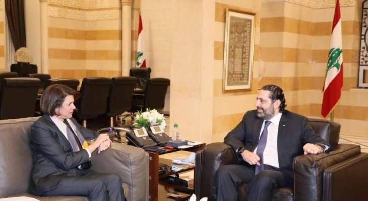 الحريري ترأس اجتماعا لمناقشة قانون الشراء العام والتقى الحسن