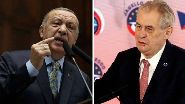 الرئيس التشيكي يشن هجوما حادا على أردوغان وتركيا ترد