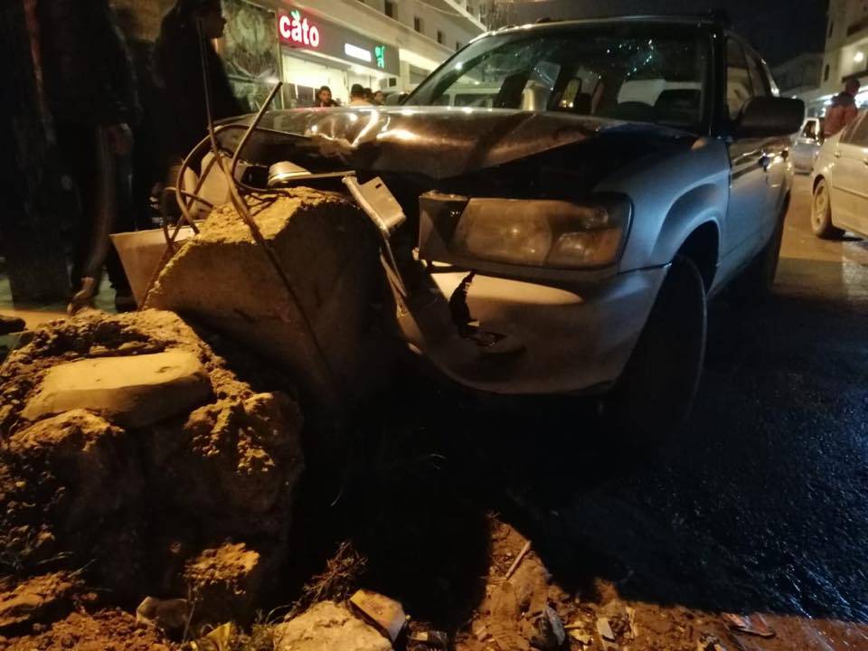 جريحان اثر حادث سير على طريق عام بدنايل -بيت شاما
