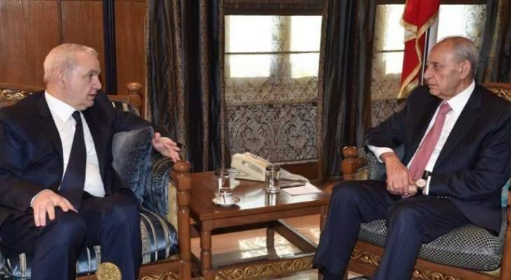 المر من عين التينة: لبنان من افضل البلدان في العالم على الصعيد الامني