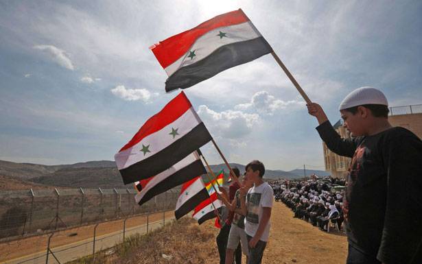 ترامب : حان الوقت للإعتراف الكامل بسيادة إسرائىل على الجولان