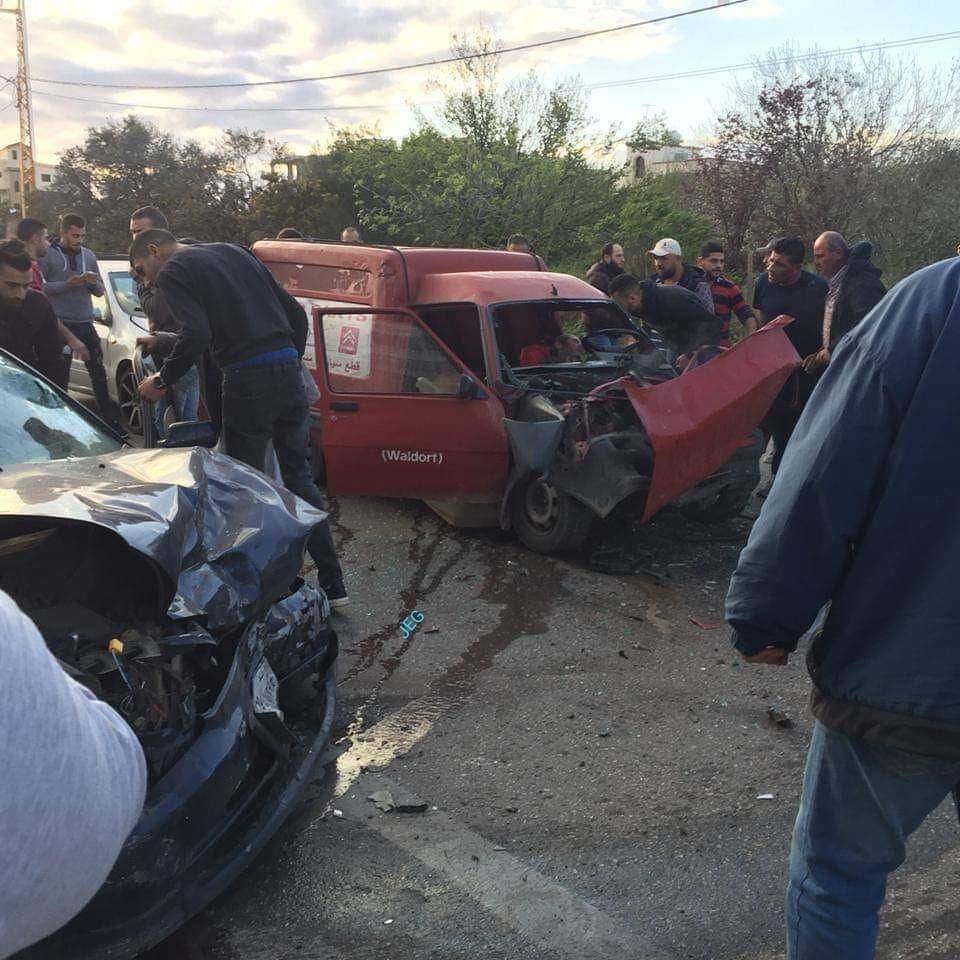 بالصور: كارثة جديدة على طريق اردة الرميلة