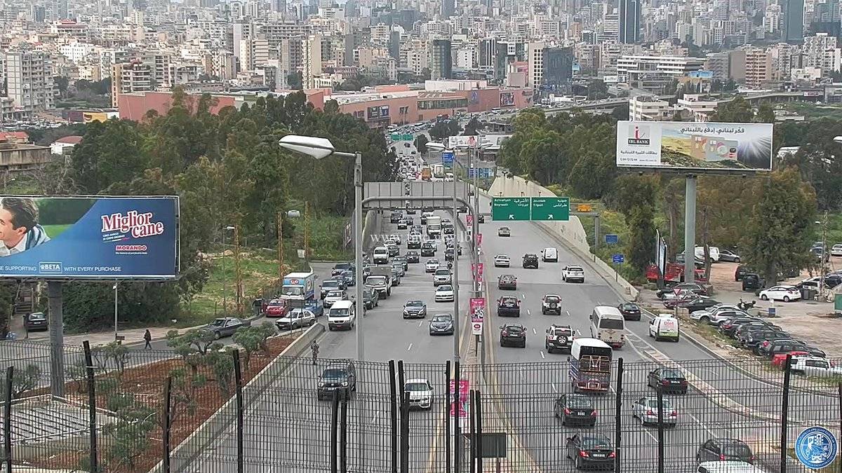 زحمة سير خانقة باتجاه الصياد