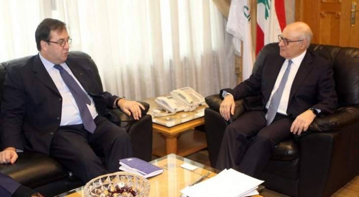 أبو سليمان بحث وفوشيه في مشاريع "سيدر" وخلق فرص عمل