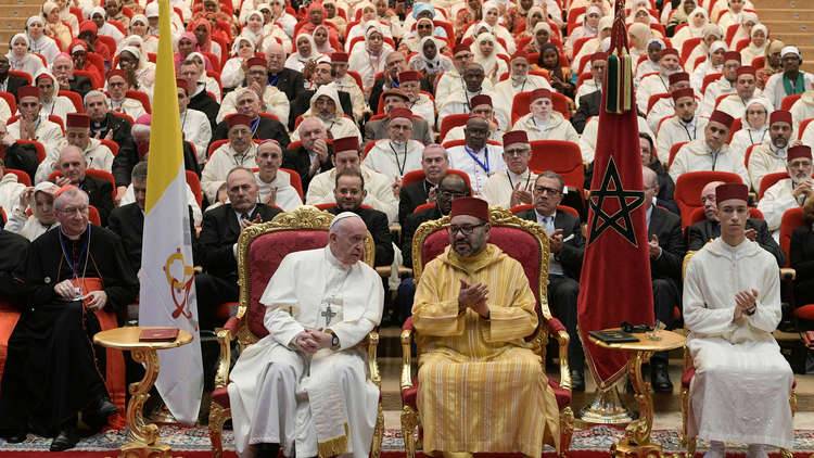 البابا والعاهل المغربي: القدس مكان لتعايش كل الديانات والتطرف والإرهاب إساءة للدين ولله