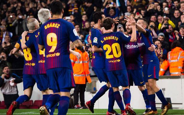 البطولات الأوروبية المحلية في كرة القدم
ميسي يقود برشلونة الى الفوز على اسبانيول