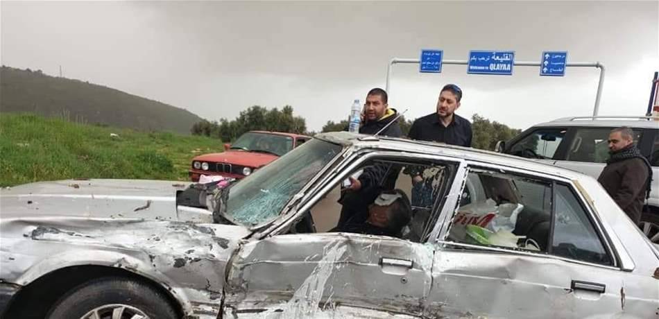 جريحان في حادث سير في القليعة