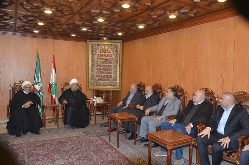 قبلان يستقبل اللقيس ووفدا من "أمل"