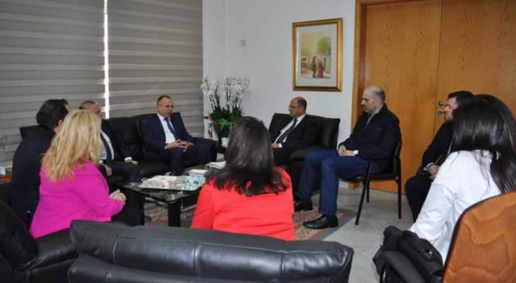 اللقيس التقى نظيره البلغاري والسفير الروسي والقائم بأعمال كازاخستان