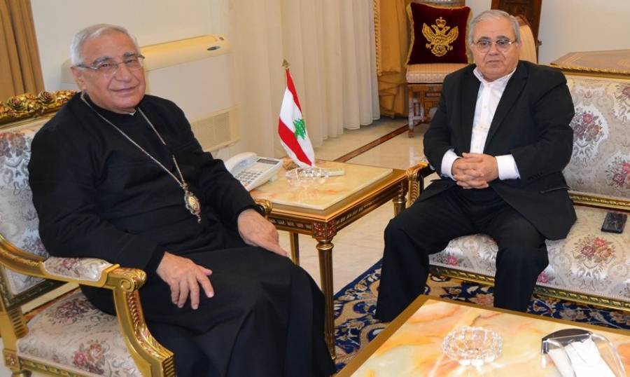 العبسي يلتقي ماريو عون والمقدسي