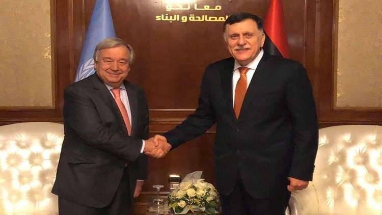 غوتيريش من طرابلس إلى بنغازي بحثا عن التهدئة