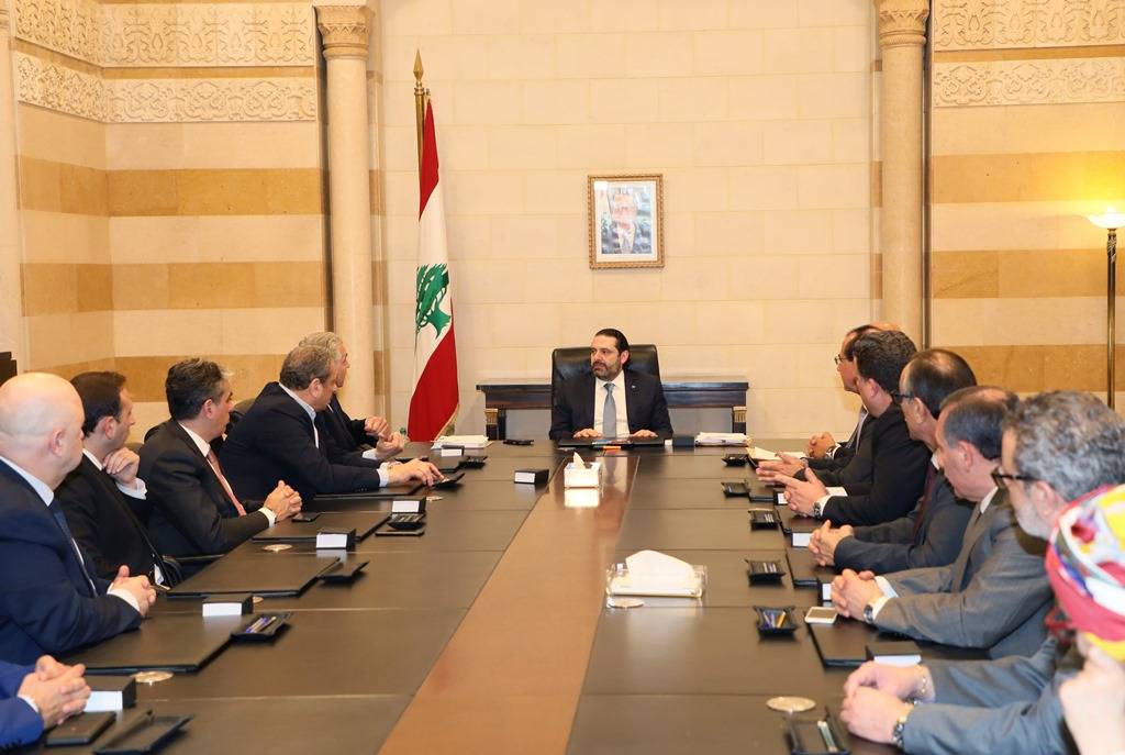 الحريري استقبل مجلس بلدية بيروت