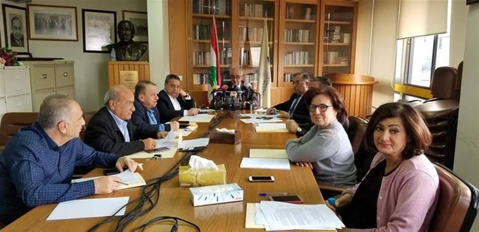نقابة المحررين عقدت إجتماعاً إستثنائياً وأعلنت جملة مقررات
