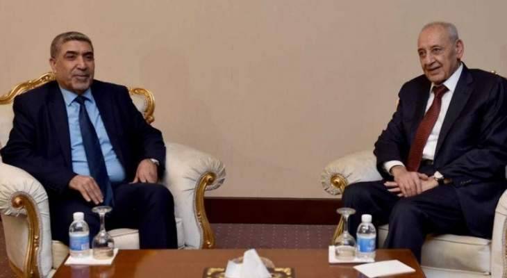 بري يختتم زيارته للعراق بلقاء علاوي والتيار الصدري وكتلة المحور