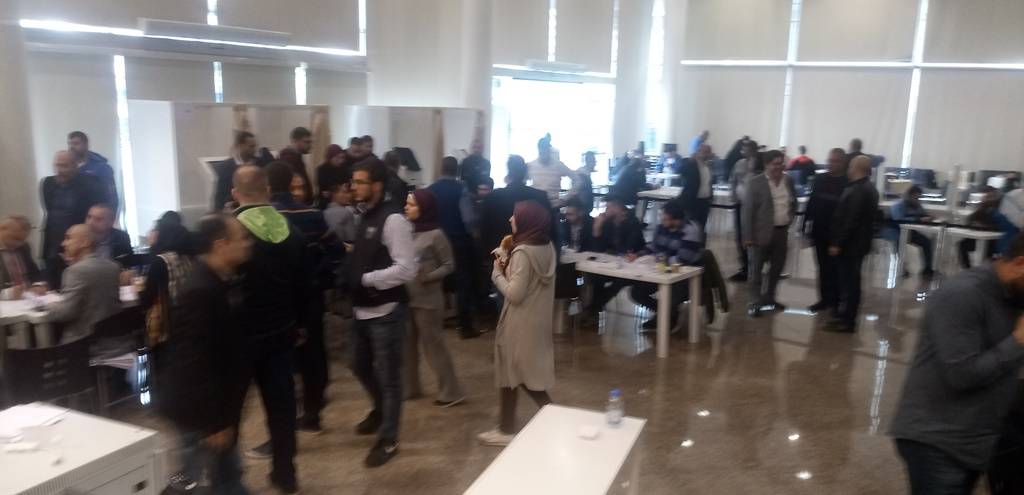عملية فرز الاصوات في الانتخابات الفرعية في نقابة المهندسين مستمرة