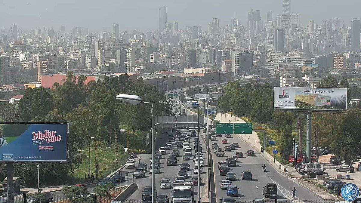 أوضاع الطرقات في أماكن متفرقة في لبنان
