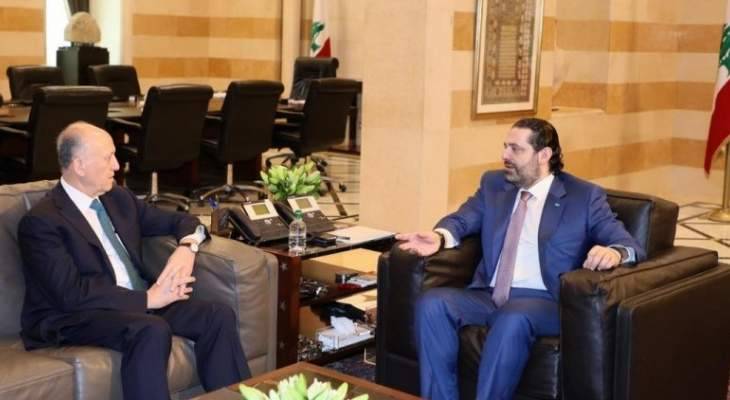 الحريري التقى الوزير السابق أشرف ريفي