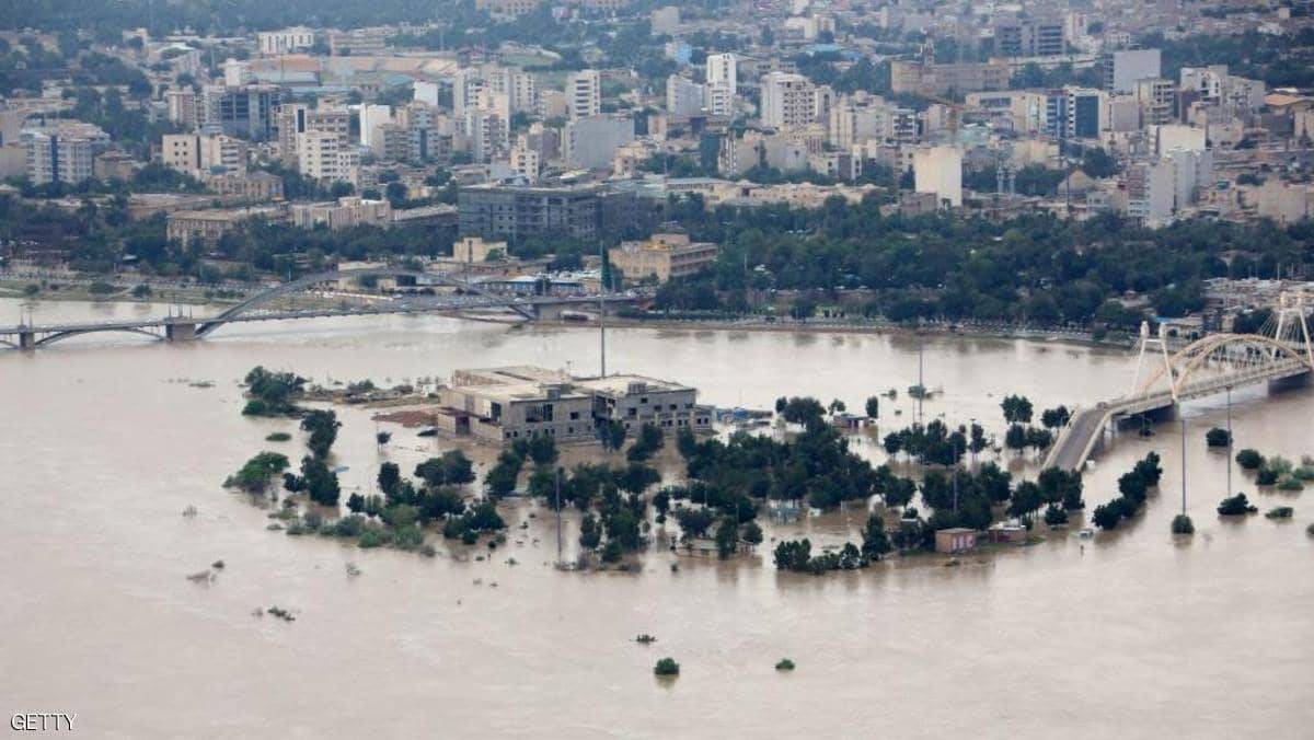 إيران: أمر بإجلاء 60 ألف شخص من منازلهم بسبب الفيضان