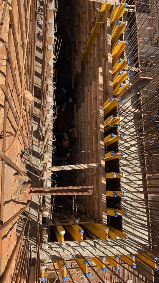 بالصور: اصابة عامل داخل ورشة قيد الإنشاء في مارالياس