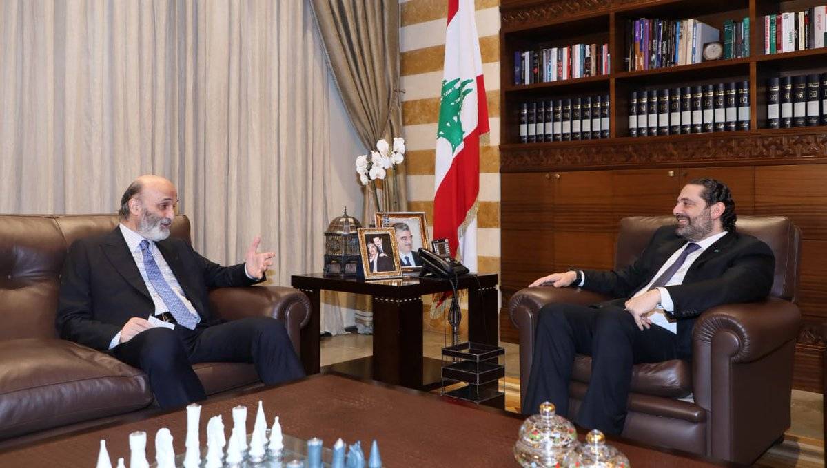 لقاء بين الحريري وجعجع في بيت الوسط