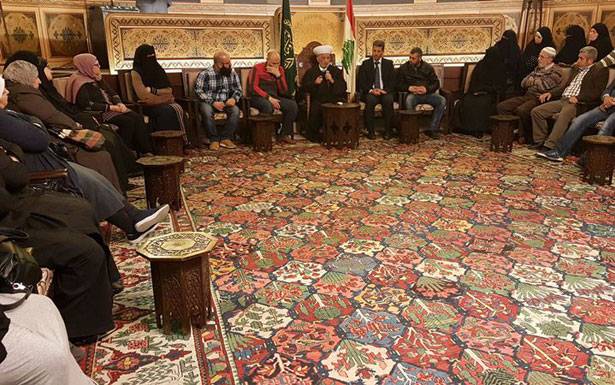دريان استقبل أهالي الموقوفين الاسلاميين: