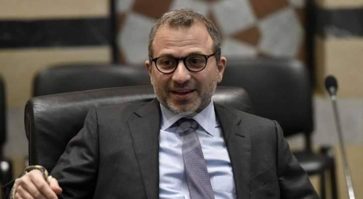 باسيل عرض مع سفيري فرنسا وألمانيا ملف النازحين وسيدر وترسم الحدود