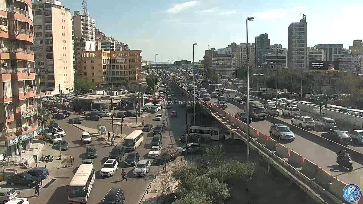 بالصور: أحوال الطرقات من المدينة الرياضية وصولاً الى نفق سليم سلام