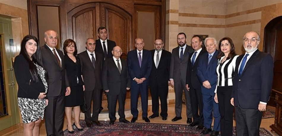 بري إستقبل وفداً من الكونغرس ووفداً من الرابطة المارونية