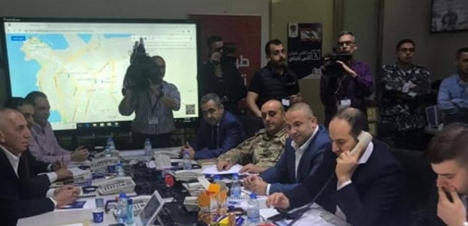 انتخابات طرابلس.. هكذا بدت غرفة العمليات في وزارة الداخلية
