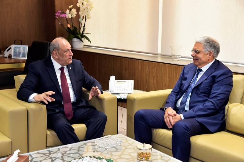 الجراح عرض مع الداعوق شؤونا عامة وتأكيد على المحافظة على أرشيف التلفزيون والاذاعة
