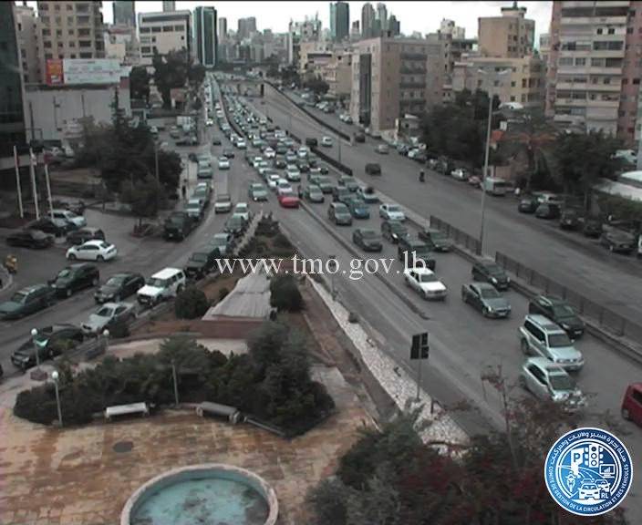 حركة المرور من الأشرفية بإتجاه الصياد
