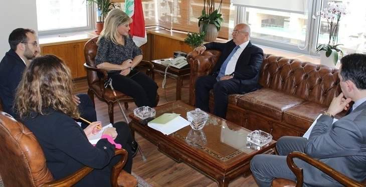 شدياق إستقبلت رئيس مجلس ادارة ليبان بوست