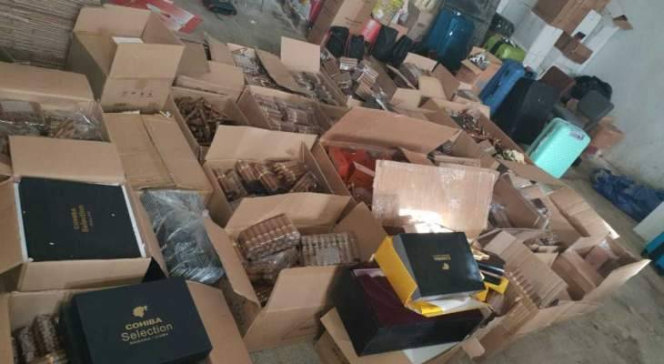 جهاز مكافحة التهريب في "الريجي" نفذ عمليات ضبط منتجات مهرّبة