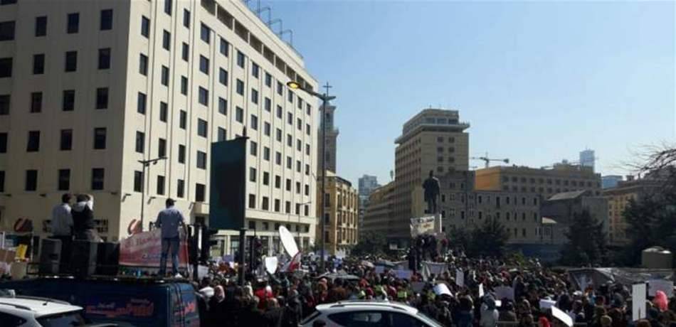 جلسة تشريعية على وقع تظاهرت رافضة للمس بالسلسلة ورواتب الموظفين
