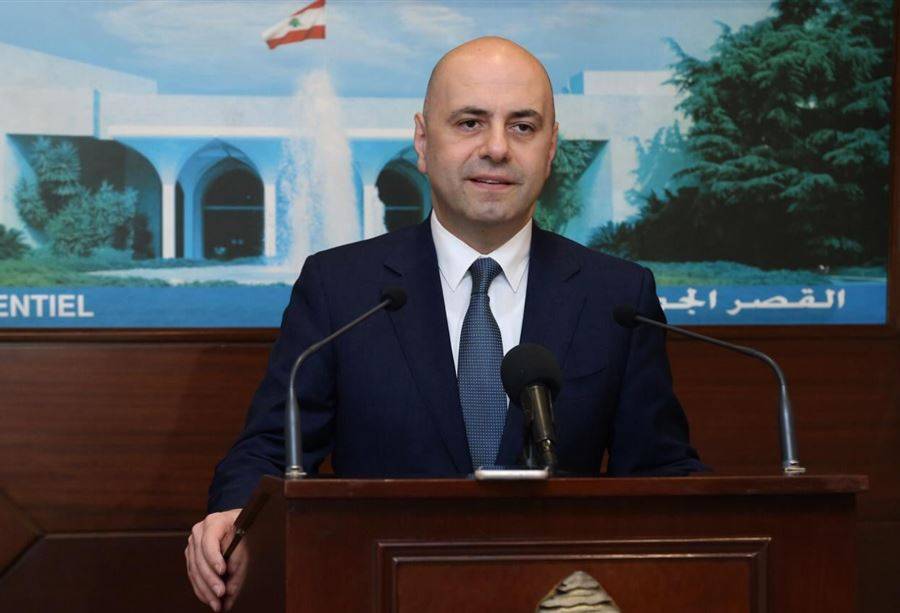 حاصباني: للنظر في الموازنة بأسرع وقت