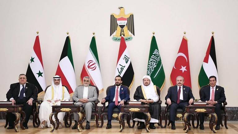 سوريا والسعودية وتركيا وإيران والعراق تصدر بيانا مشتركا بعد اجتماع رؤساء السلطات التشريعية