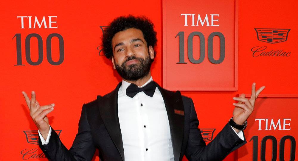 محمد صلاح يلتقي 