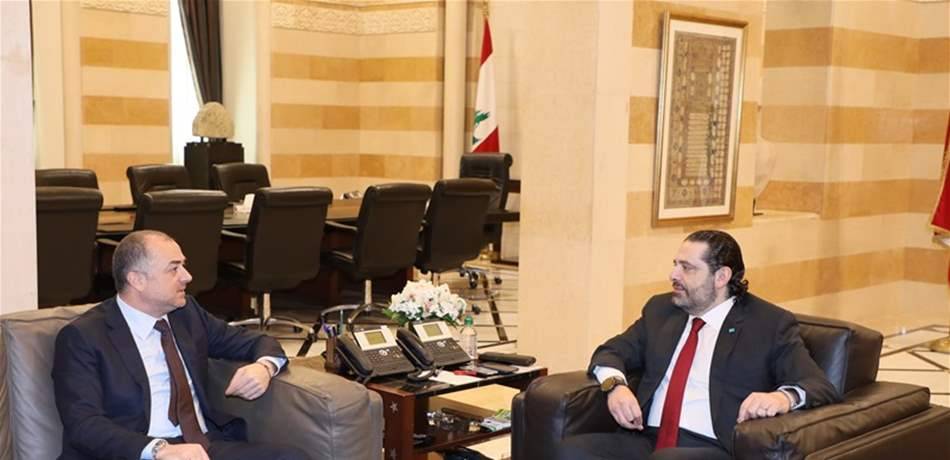 الحريري إلتقى بو صعب وبحث مع 4 سفراء في تفعيل التعاون